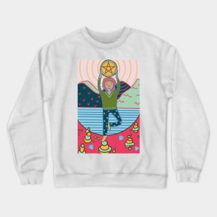 Page of Pentacles Crewneck Sweatshirt